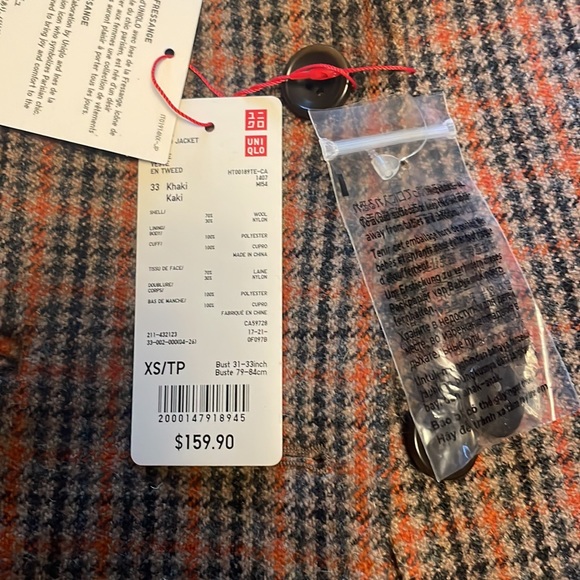 NWT ines de La fressange/Uniqlo blazer - Picture 3 of 7